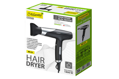 Фен Maestro - 1800Вт BLDC