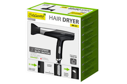 Фен Maestro - 1800Вт BLDC