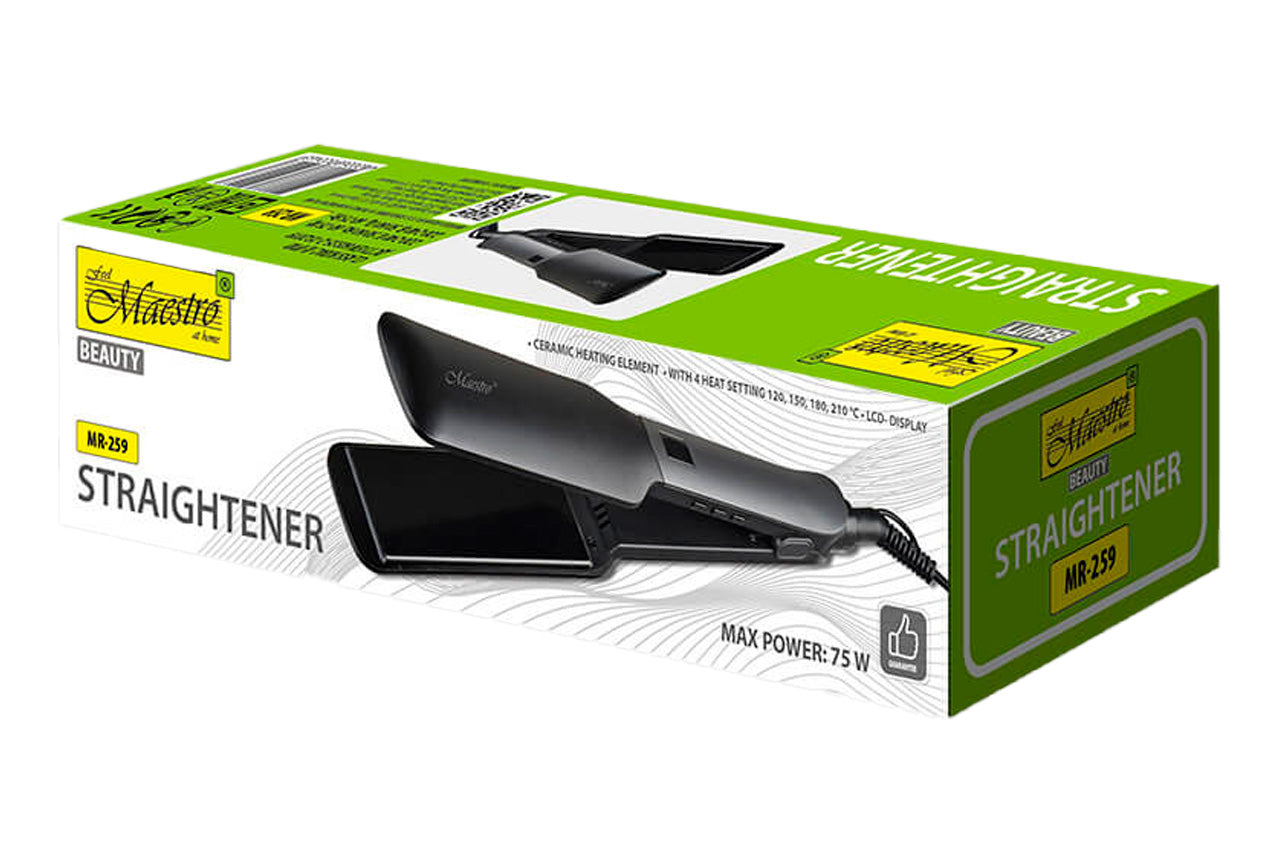Выпрямитель для волос Maestro - 75Вт x 120 x 150 x 180 x 210°C