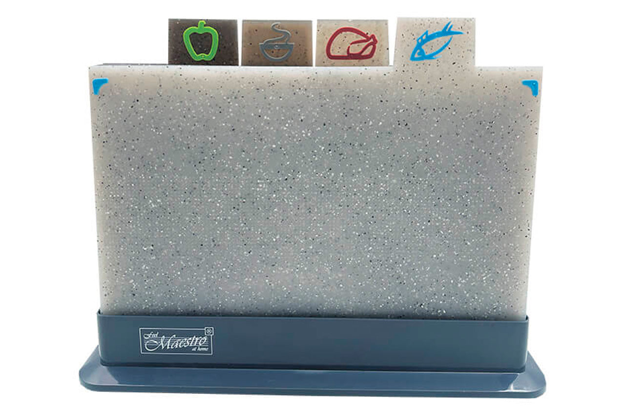 Набор досок разделочных Maestro - 290 x 195мм гранит ассорти (4шт)