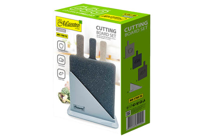 Набор досок разделочных Maestro - 235 x 190мм гранит ассорти (3шт)