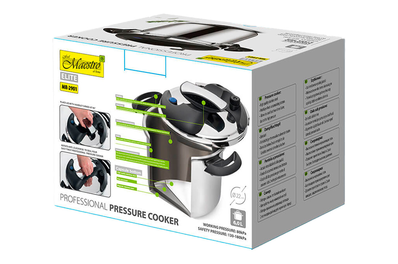 Соковарка нержавіюча Maestro-Elite - 220мм x 6л