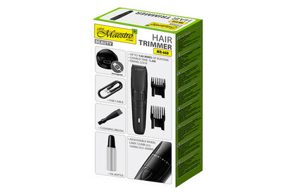 Машинка для стрижки аккумуляторная Maestro - 600мАч x 0,5-20мм