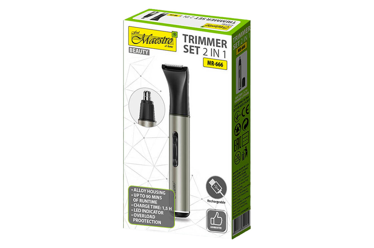 Триммер универсальный Maestro - 180мАч x 2 насадки