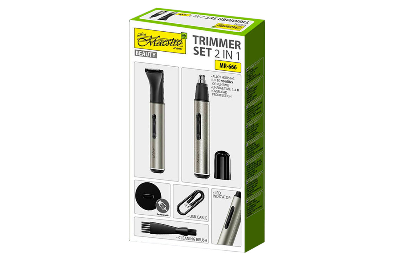 Триммер универсальный Maestro - 180мАч x 2 насадки