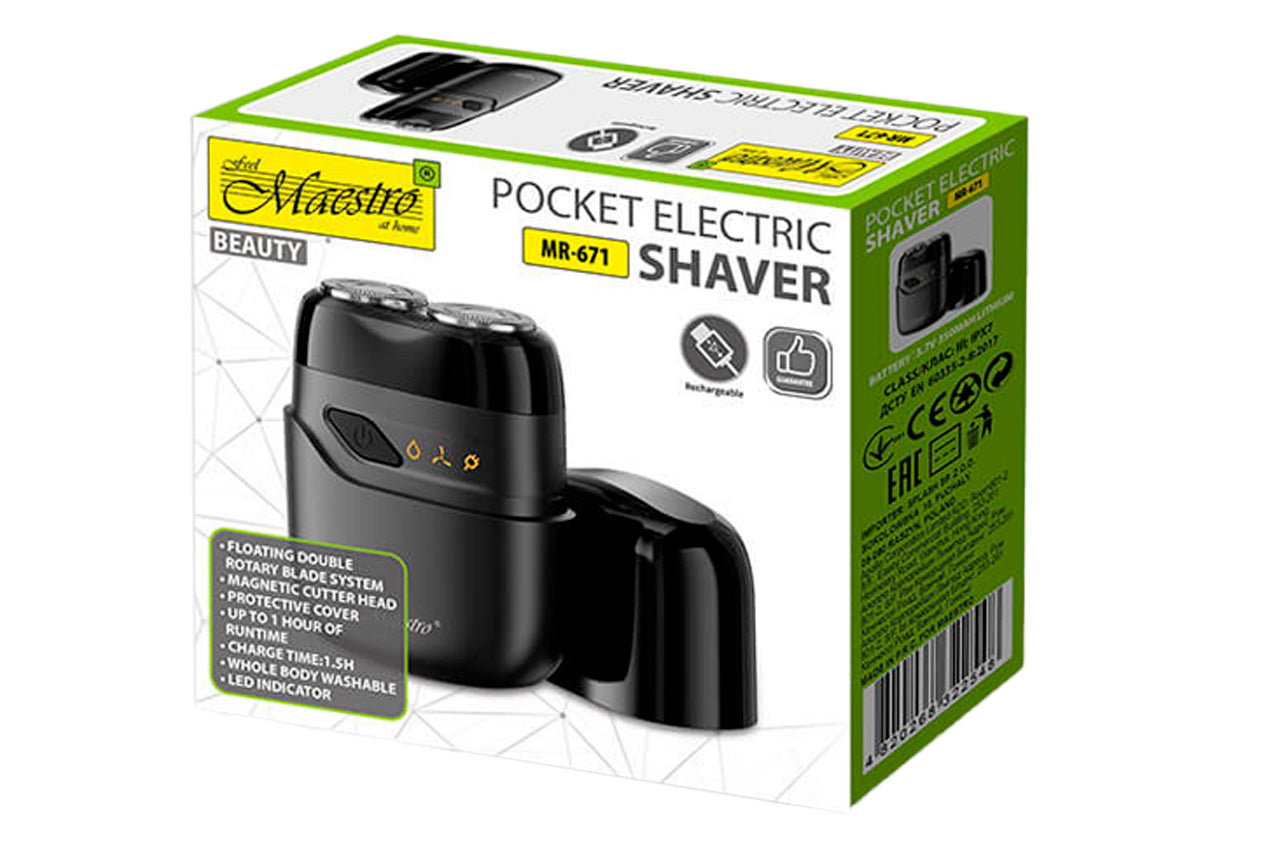 Роторна бритва Maestro - 350мАч x 2 головки