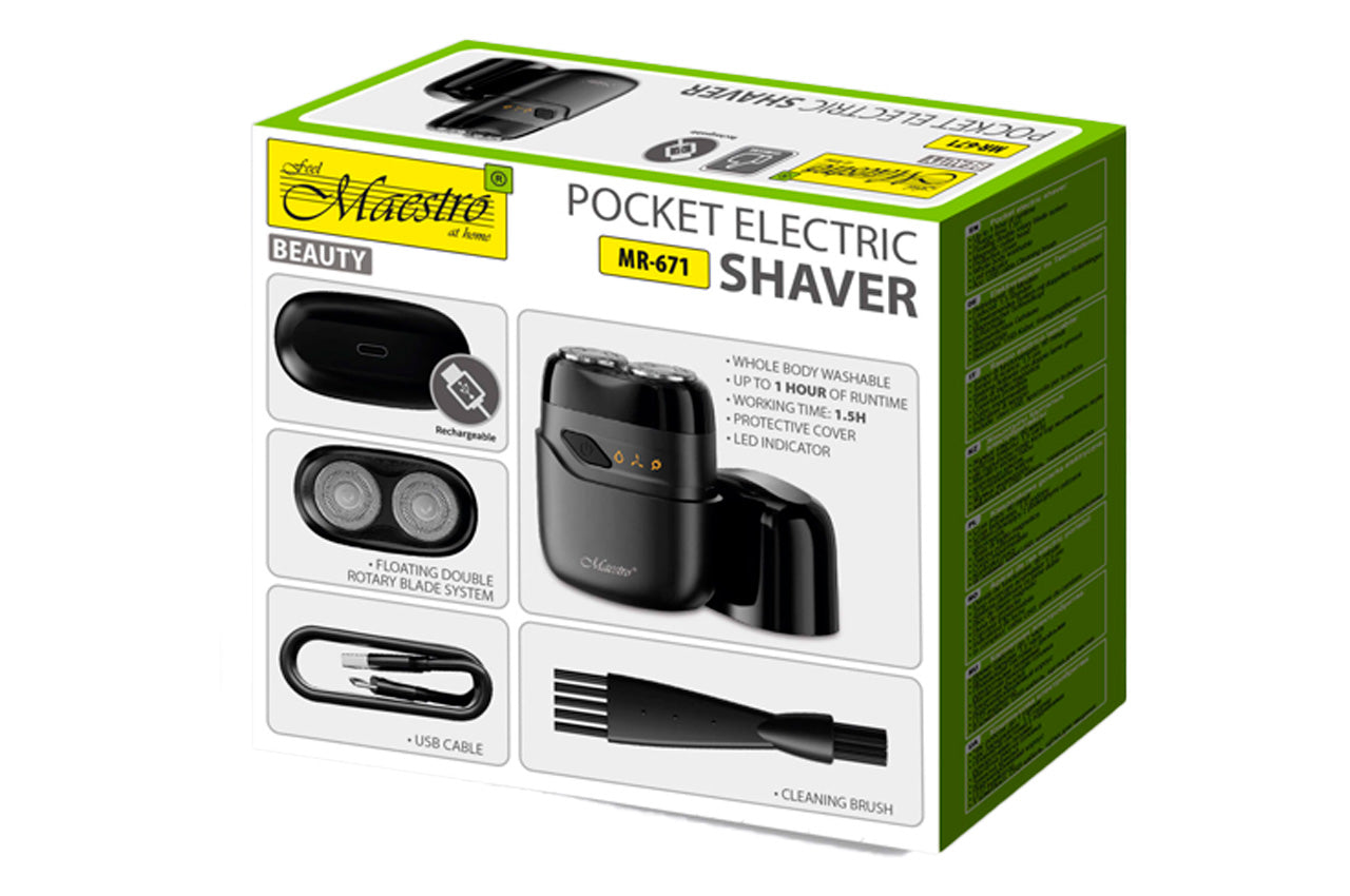 Роторна бритва Maestro - 350мАч x 2 головки