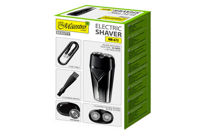 Роторна бритва Maestro - 600мАч x 2 головки