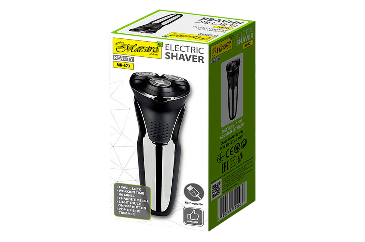 Роторна бритва Maestro - 600мАч x 3 головки