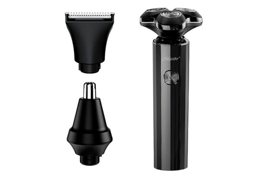 Бритва роторная Maestro - 800мАч x 3 головки x 3 насадки