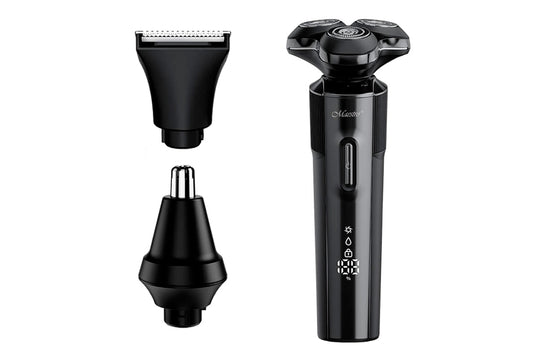 Бритва роторная Maestro - 800мАч x 3 головки x 3 насадки