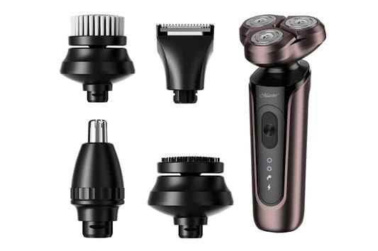Бритва роторная Maestro - 600мАч x 3 головки x 5 насадок
