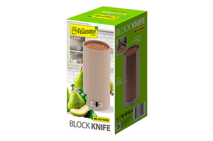 Колодка для ножей Maestro - 220 x 110мм бежевая