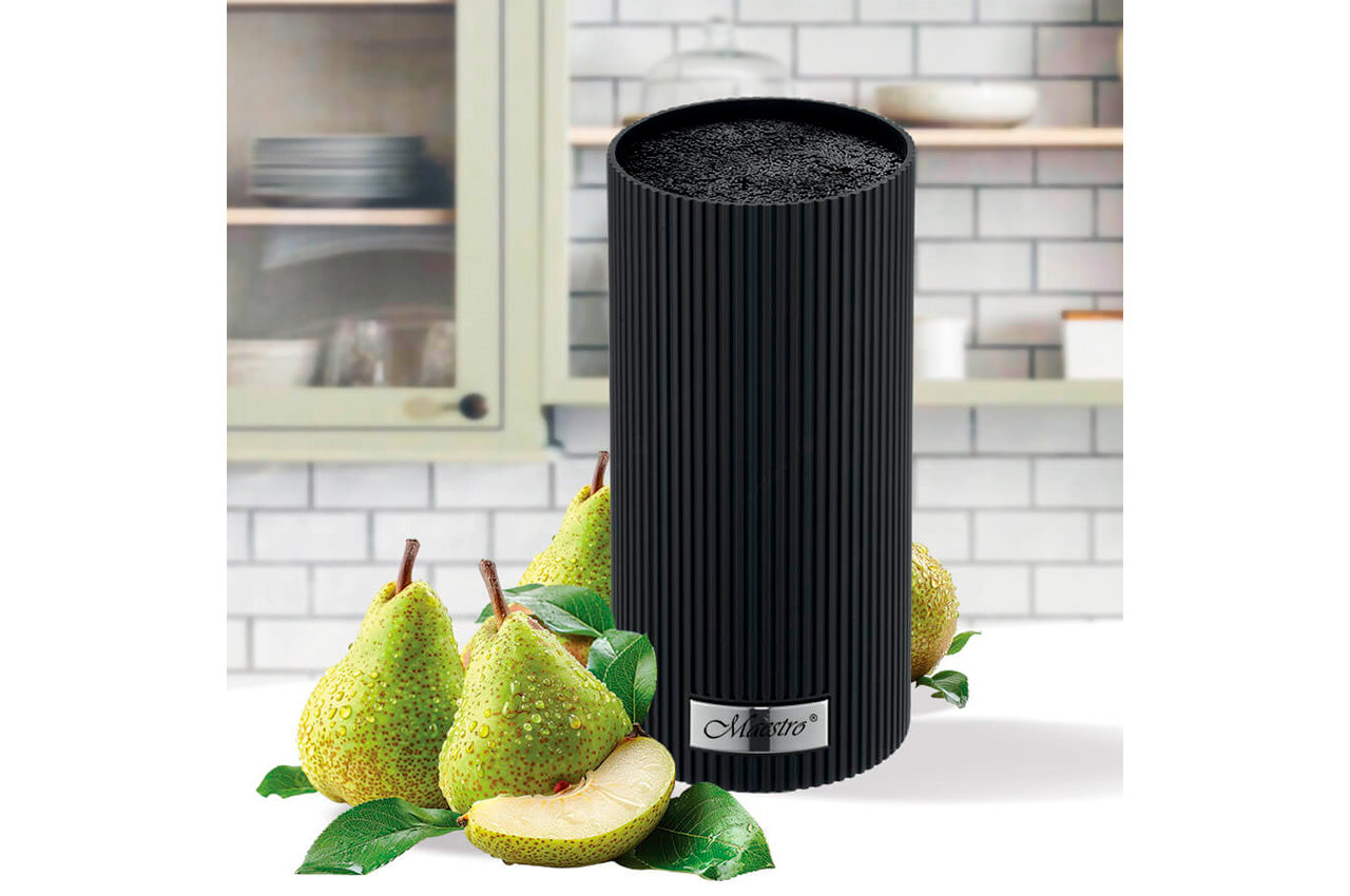 Колодка для ножей Maestro - 220 x 110мм черная