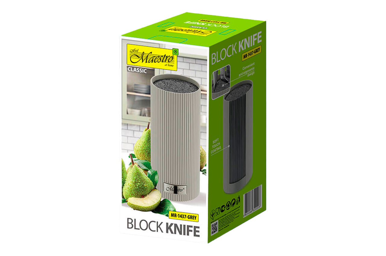 Колодка для ножей Maestro - 220 x 110мм серая
