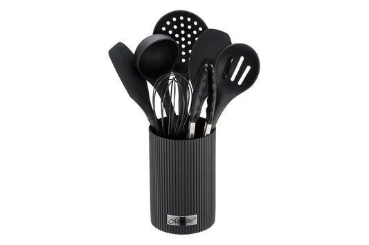 Набор кухонный Maestro - 8ед силикон-нейлон черный