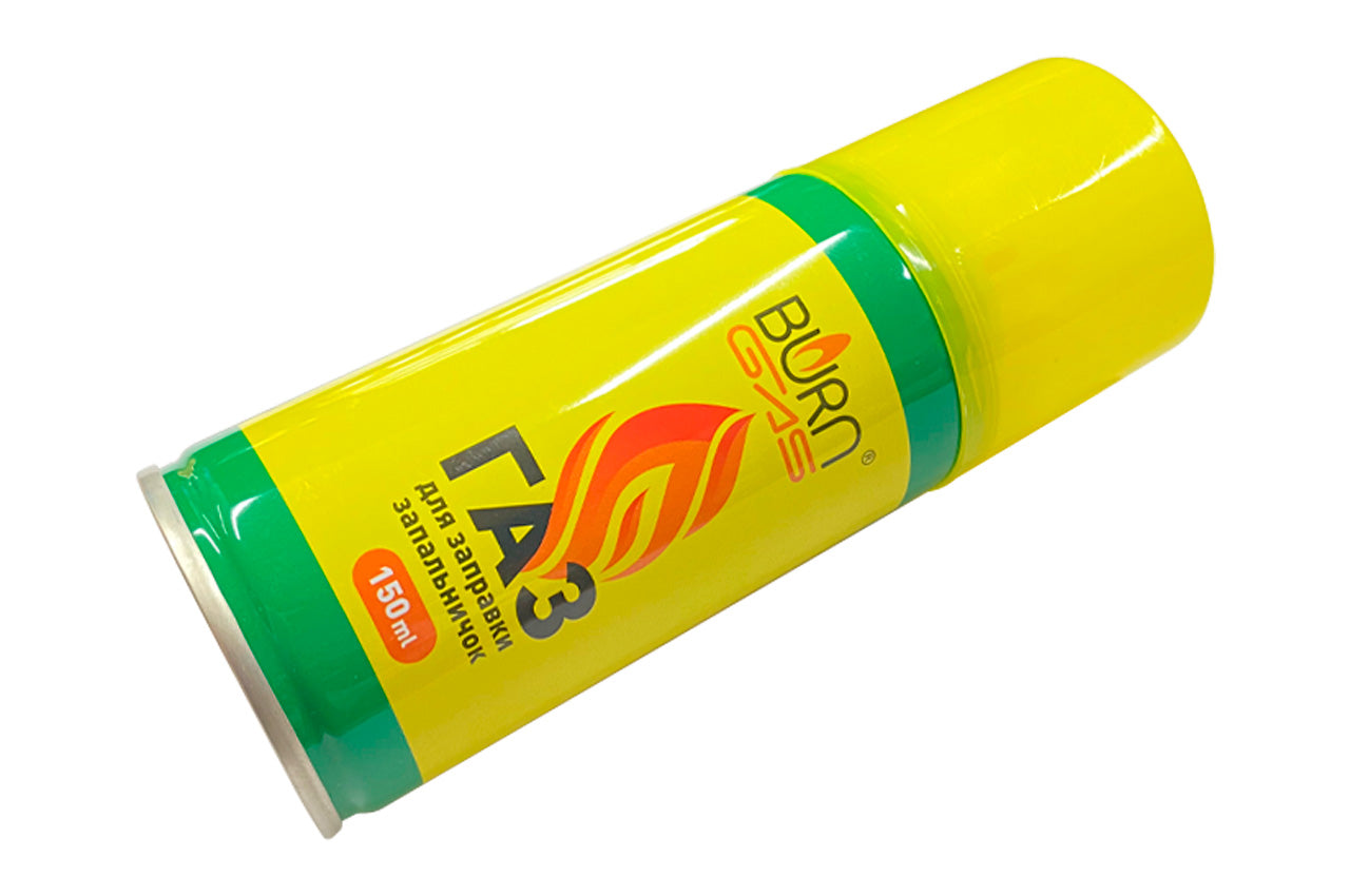 Газ для заправки зажигалок Burn - 150мл