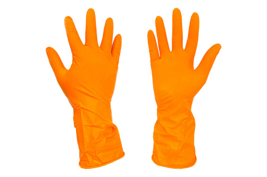 Перчатка латексная хозяйственная - S [желтая]