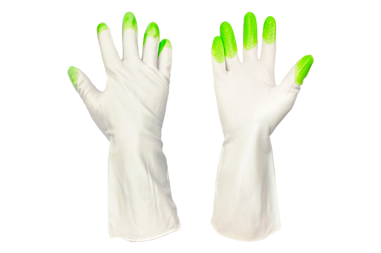 Перчатка латексная хозяйственная - 300мм дельфин