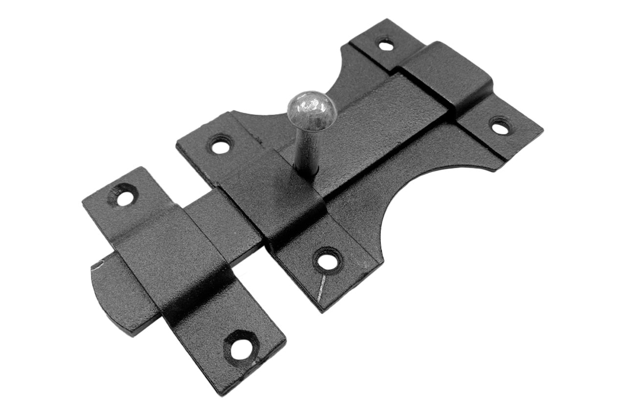 Задвижка KS-UKR плоская "Дуга" ручка 80х155 (бархат)