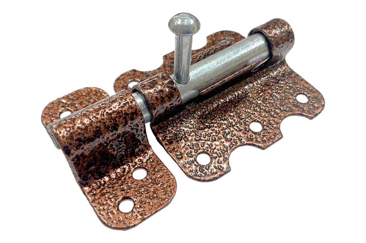 Шпингалет KS-UKR "Візерунок" 65х85 (медный антик)