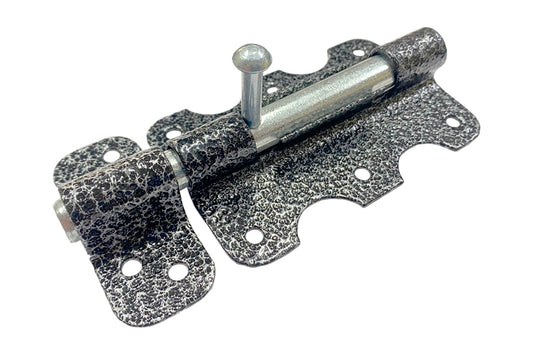 Шпингалет KS-UKR "Візерунок" 65х115 (серый антик)