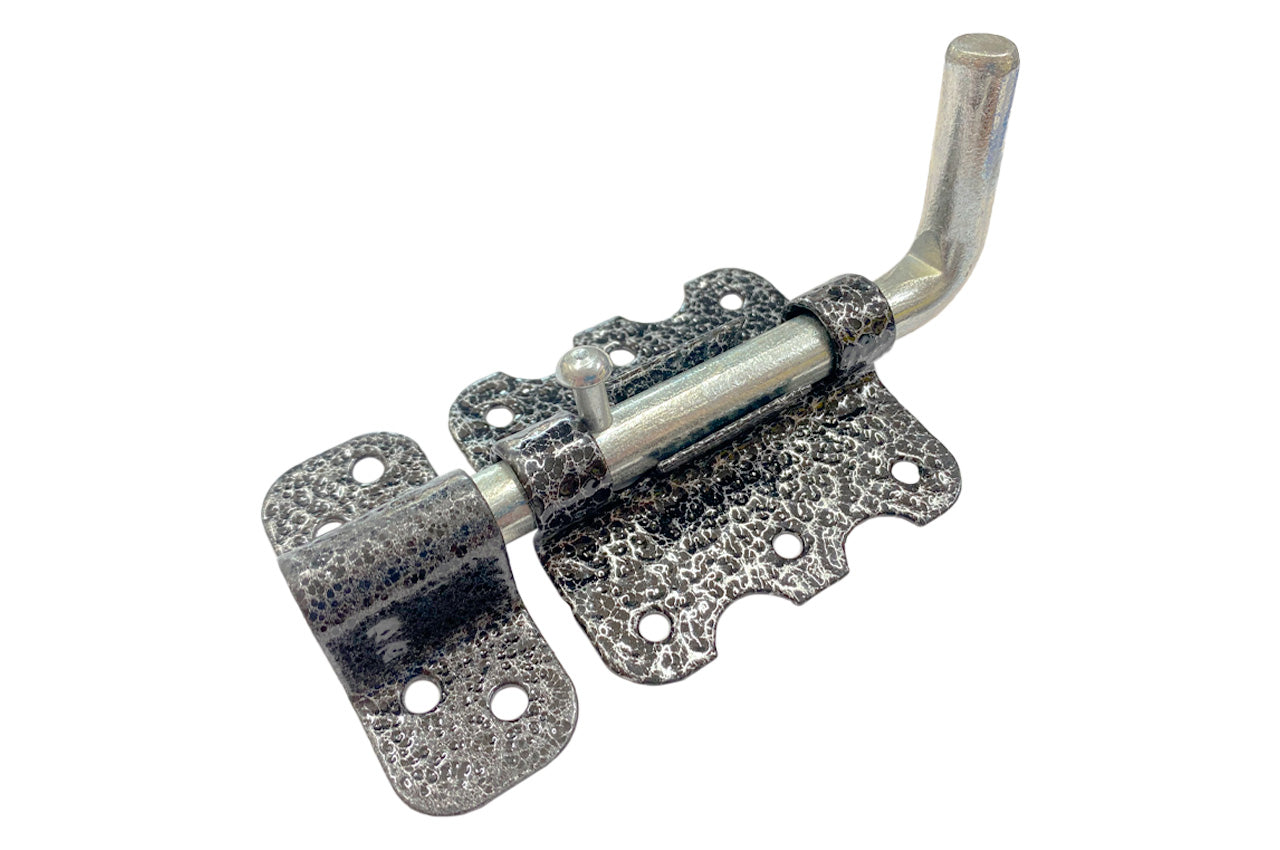 Шпингалет KS-UKR "Рукоятка" 65х85 (серый антик)