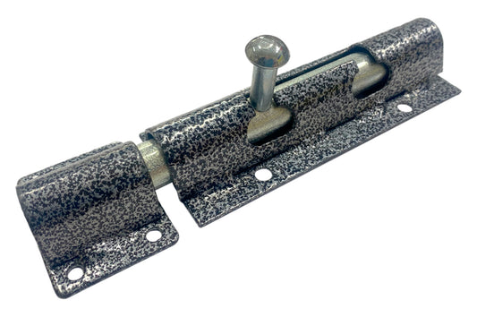 Шпингалет KS-UKR "Карабінчик" 50х160 (серый антик)