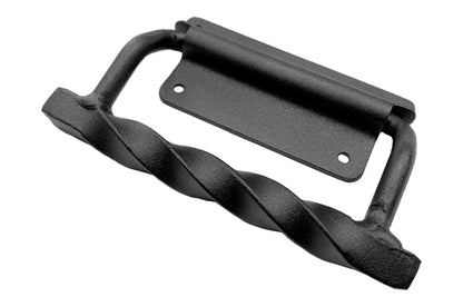 Ручка дверная KS-UKR, D-образная квадрат витая 43х105 (Бархат)