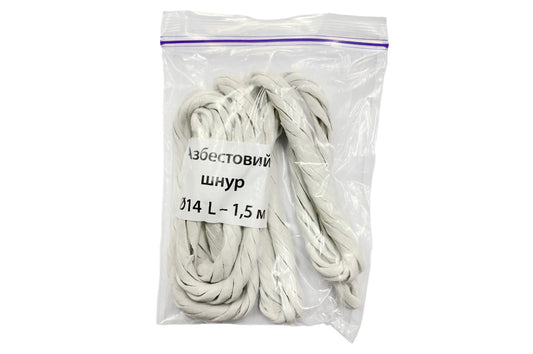 Шнур асбестовый KS-UKR 14х1.5м