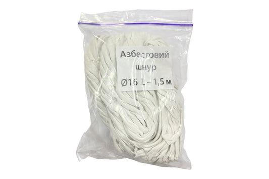 Шнур асбестовый KS-UKR 16х1.5м