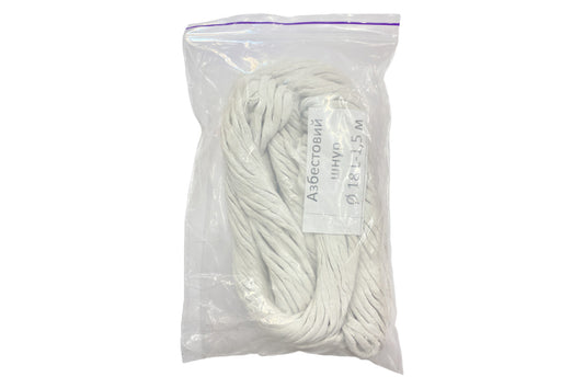 Шнур асбестовый KS-UKR 18х1.5м