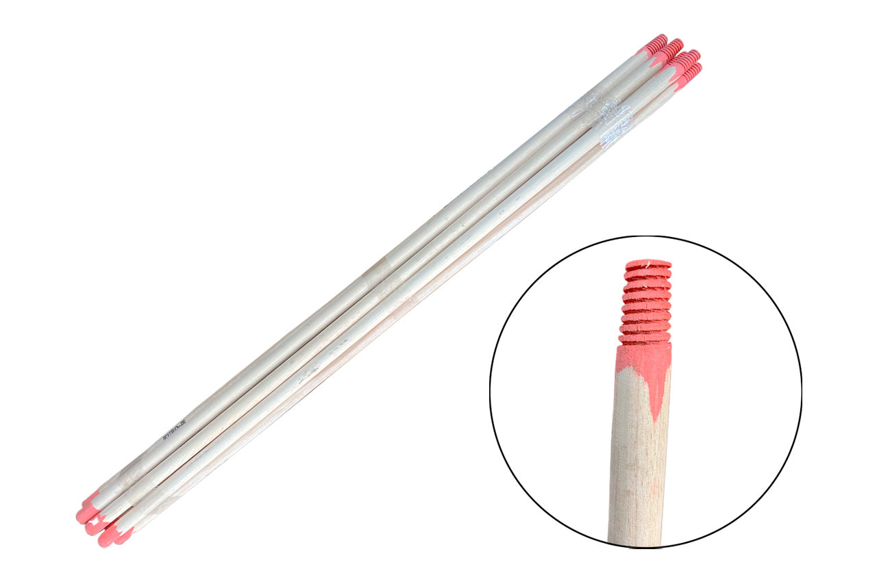 Черенок для щетки - 1200 x 24мм дерево с резьбой 10шт