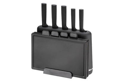 Набор ножей с досками Maestro - 5 ножей x 4 доски черный