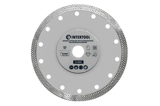 Диск алмазный Intertool - 125мм плитка керамогранит