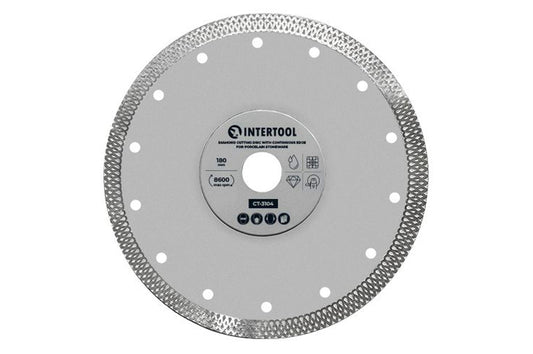 Диск алмазный Intertool - 180мм плитка керамогранит