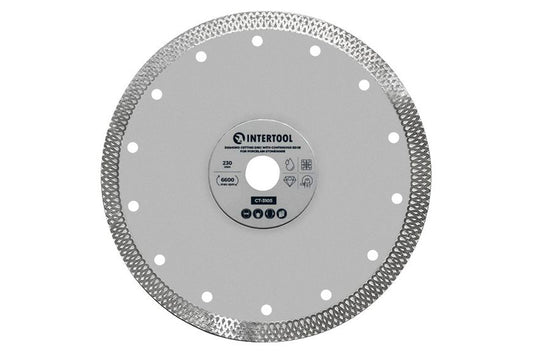 Диск алмазный Intertool - 230мм плитка керамогранит
