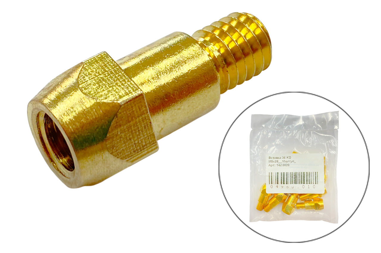 Вставка для наконечника сварочных полуавтоматов 36 KD M8x28