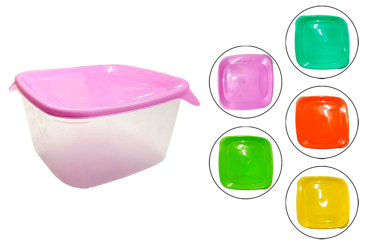 Контейнер квадратный пищевой прозрачный "Каскад" 1.2л