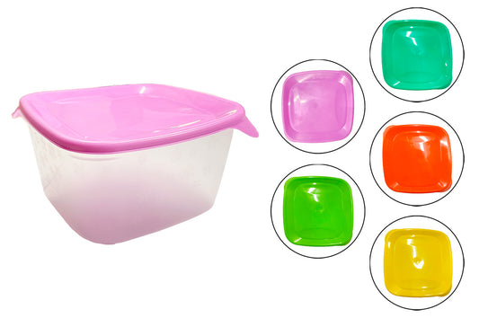 Контейнер квадратный пищевой прозрачный "Каскад" 1.2л