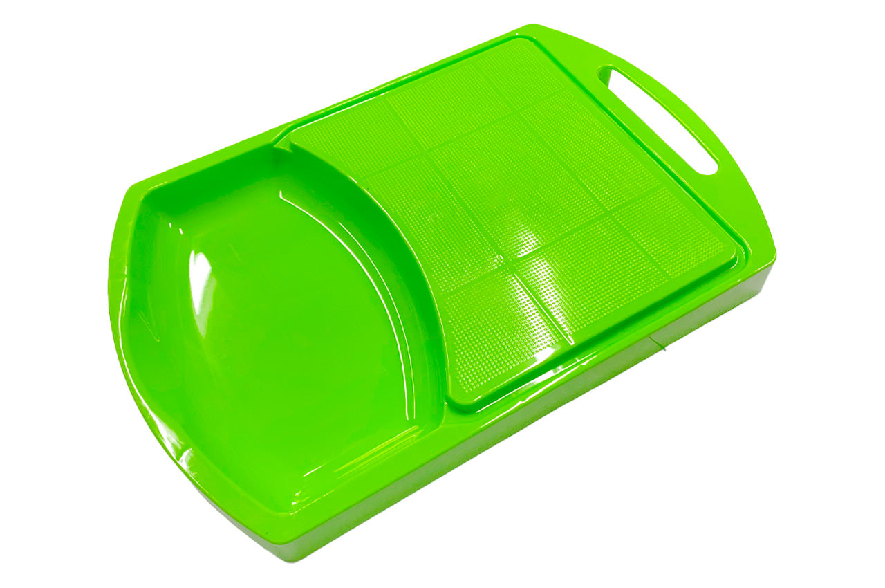 Доска разделочная XPlast - 380 x 250мм с лотком