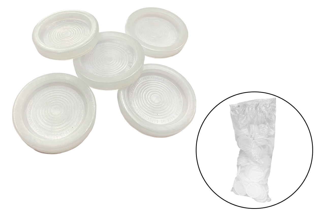 Крышка на банку XPlast - термо-утолщенная белая от10шт