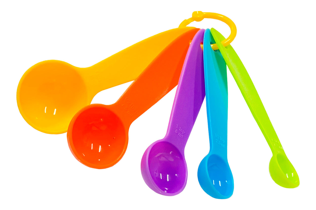 Набор мерных пластиковых ложек 5шт