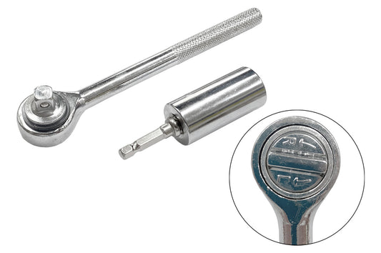 Ключ трещоточный с универсальной головкой Instantly Grips any Shape 7-19 мм