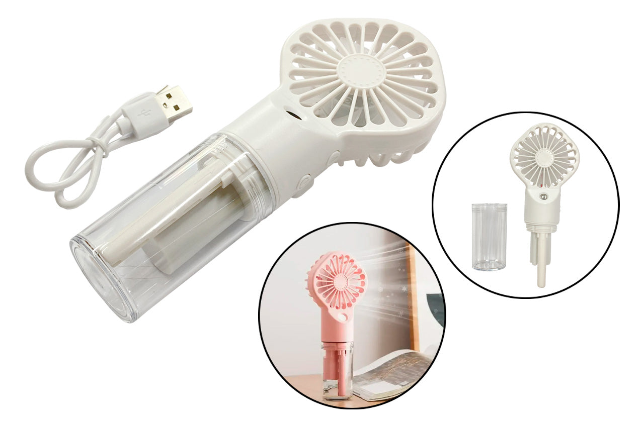 Вентилятор ручной с увлажнителем воздуха