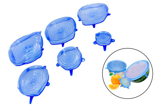 Набор универсальных силиконовых крышек 6шт