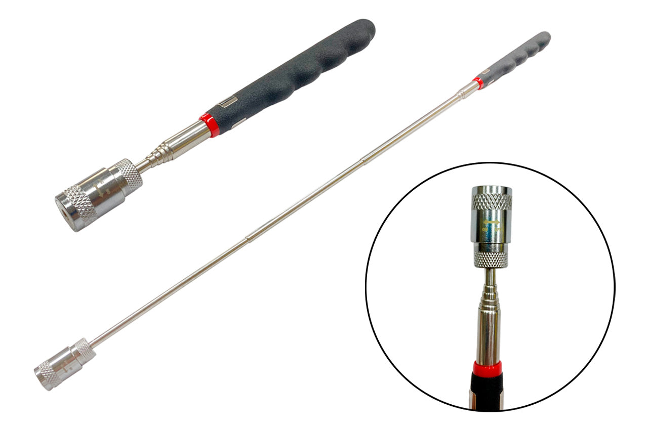 Магнит на телескопическом удлинителе c фонариком