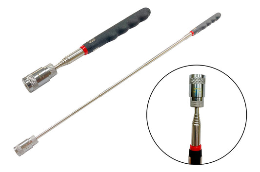 Магнит на телескопическом удлинителе c фонариком