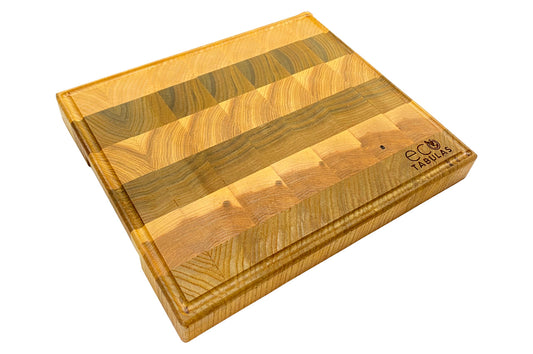 Доска разделочная Eco Tabulas - 300 x 250 x 30мм шахматка Lux