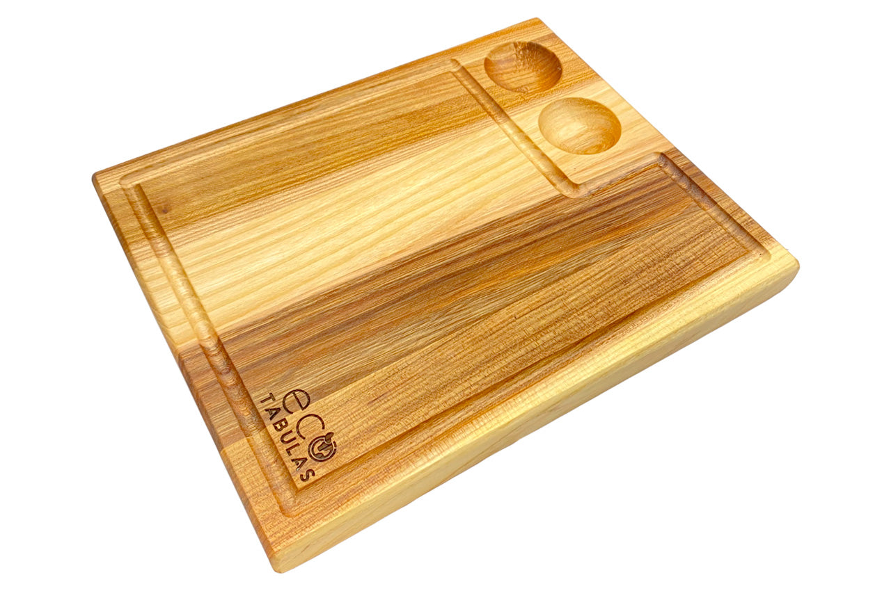 Доска разделочная Eco Tabulas - 370 x 270 x 27мм шашлык Lux